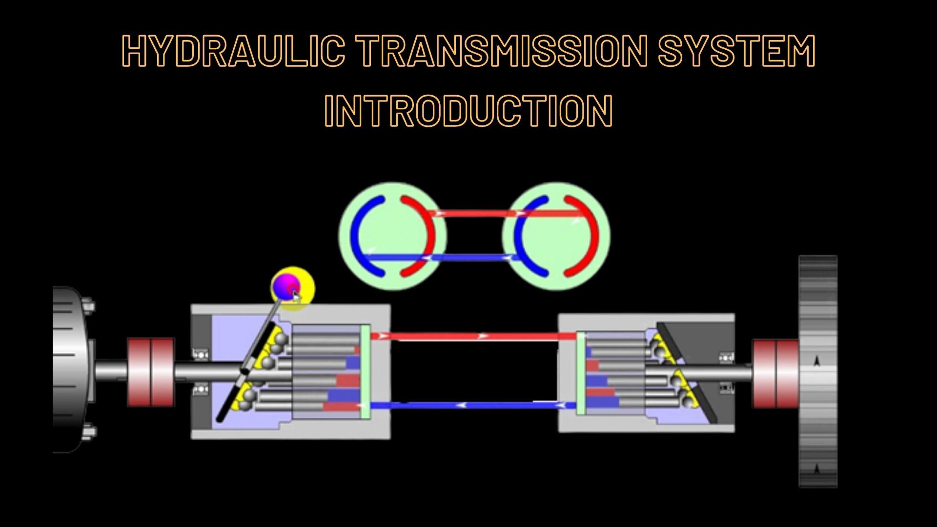 Faites Le Schéma Du Système De Vérification De La Transmission Système de transmission hydraulique Introduction - Harsle